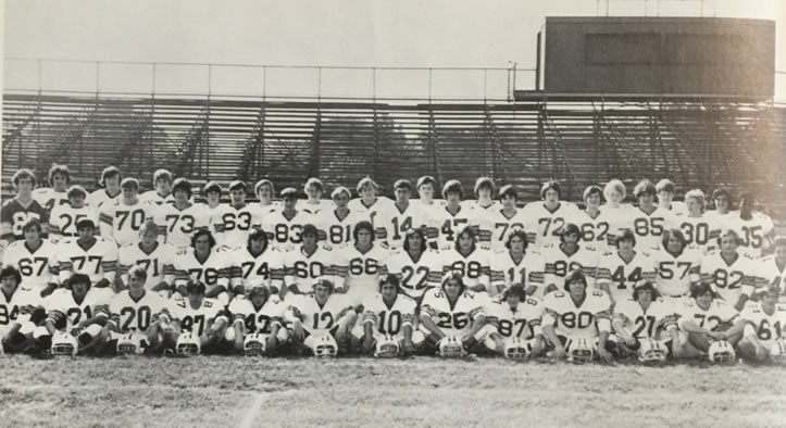 1974 Varsity Football Team