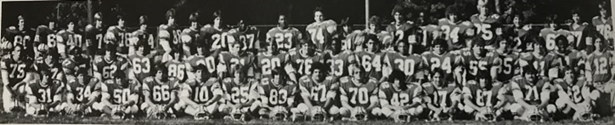 1981 Varsity Football Team